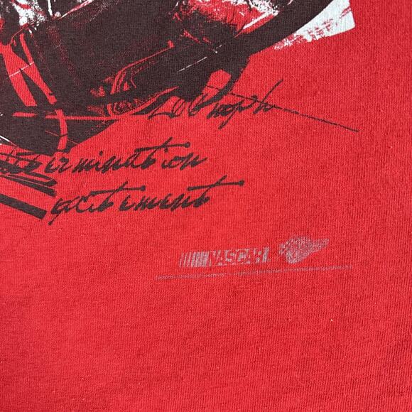 Daytona 500 Shirt Mens 2XL Red NASCAR Racing Double Sided Graphic Tee Crewneck - Picture 10 of 14